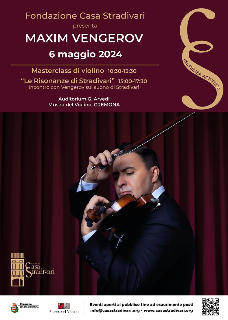 Maxim Vengerov: Masterclass di violino e incontro