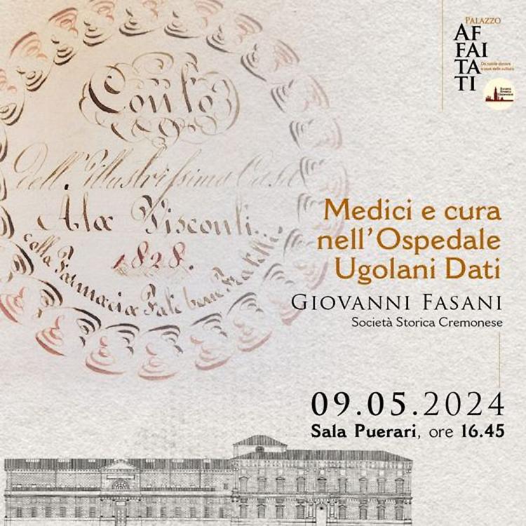 Incontro : Medici e cura nell'Ospedale Ugolani Dati