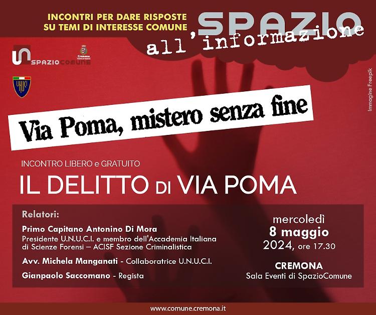 Incontro: Il delitto di via Poma, mistero senza fine