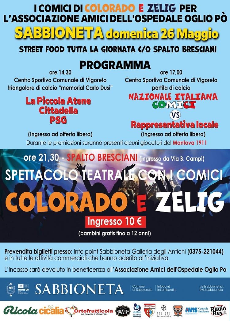 I comici di Colorado e Zelig per l'OglioPo
