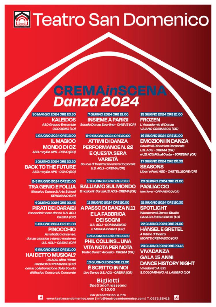CREMAinSCENA Danza 2024