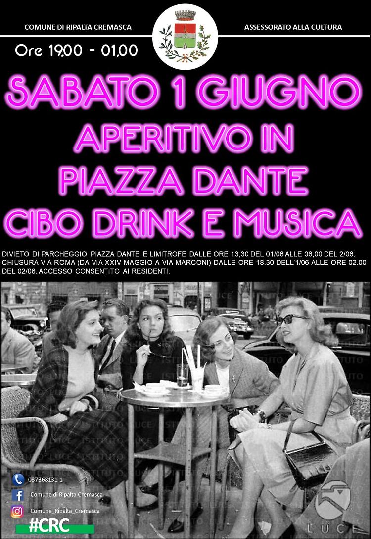 Tradizionale Aperitivo in Piazza Dante!