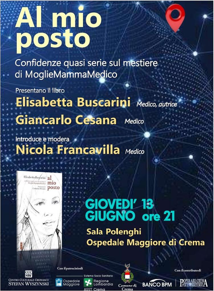 Presentazione del libro "Al mio posto" di Elisabetta Buscarini