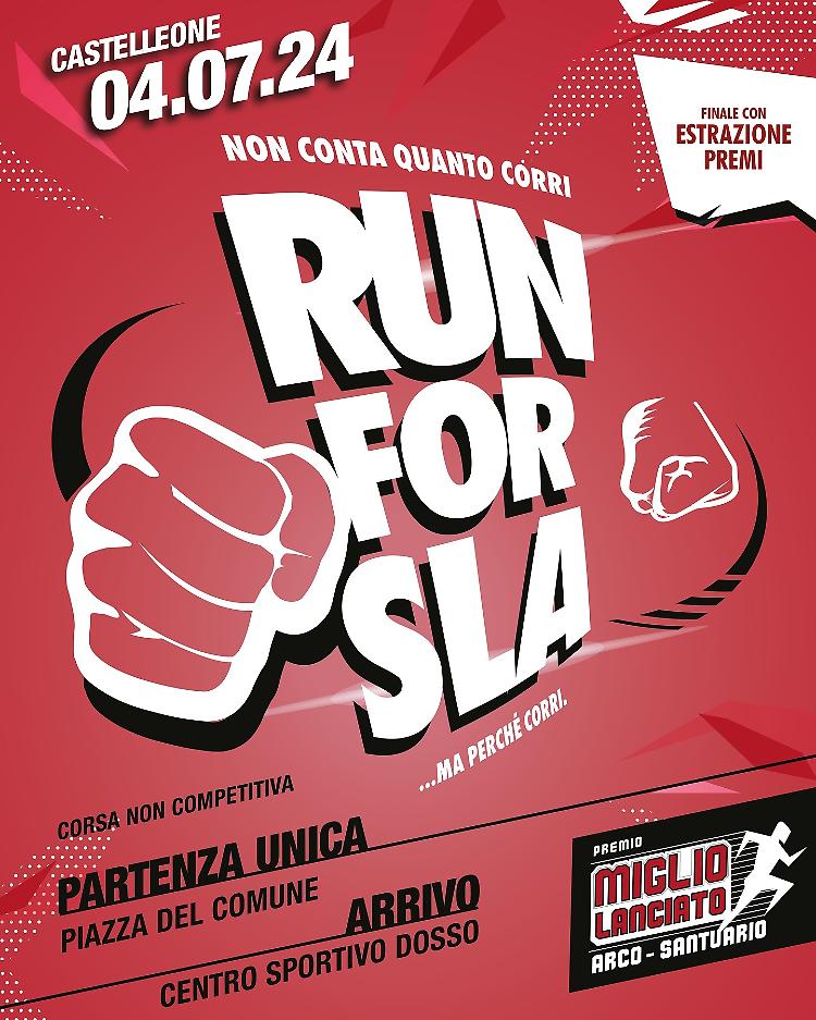 Run for SLA 2024: corsa non competitiva