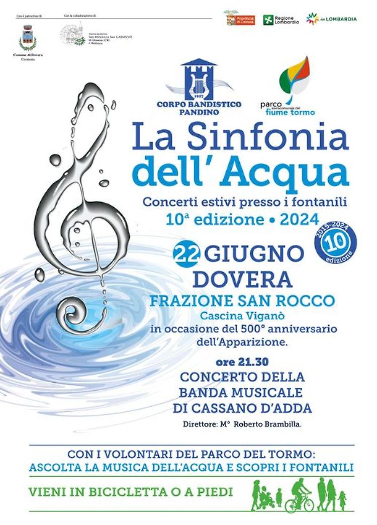 La Sinfonia dell'Acqua: concerto della banda di Cassano
