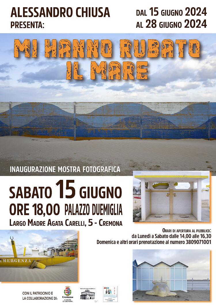 "Mi hanno rubato il mare" foto di Alessandro Chiusa
