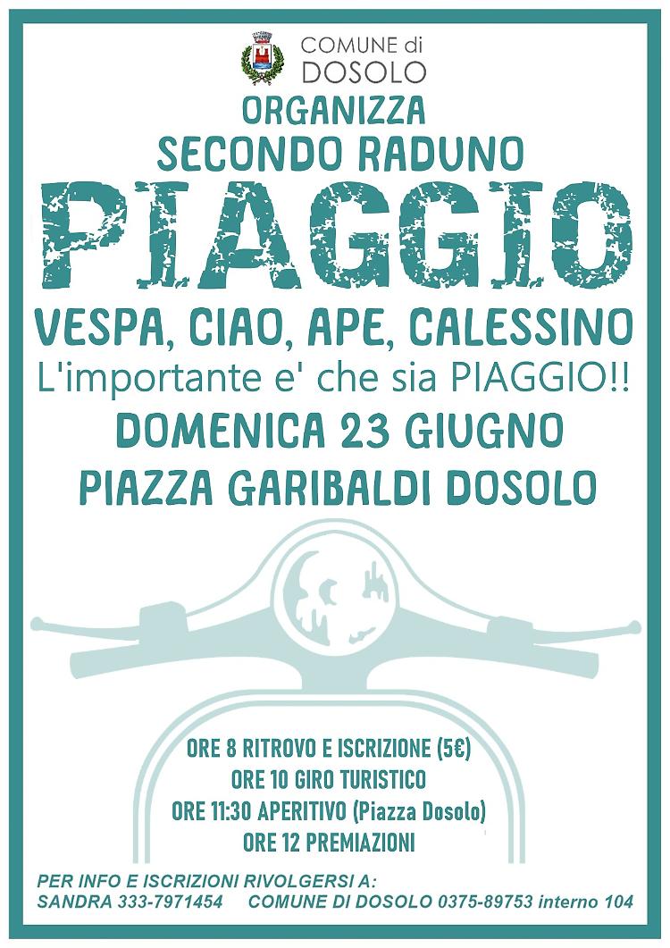 Raduno Piaggio: Vespa, Ciao, Ape, Calessino