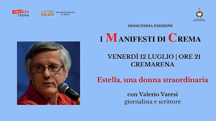 "Estella, una donna straordinaria" con Valerio Varesi