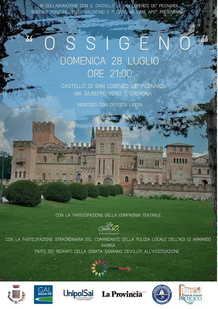 “Ossigeno”: serata di cultura e solidarietà