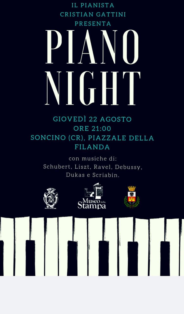 Piano Night - Recital per pianoforte con Cristian Gattini