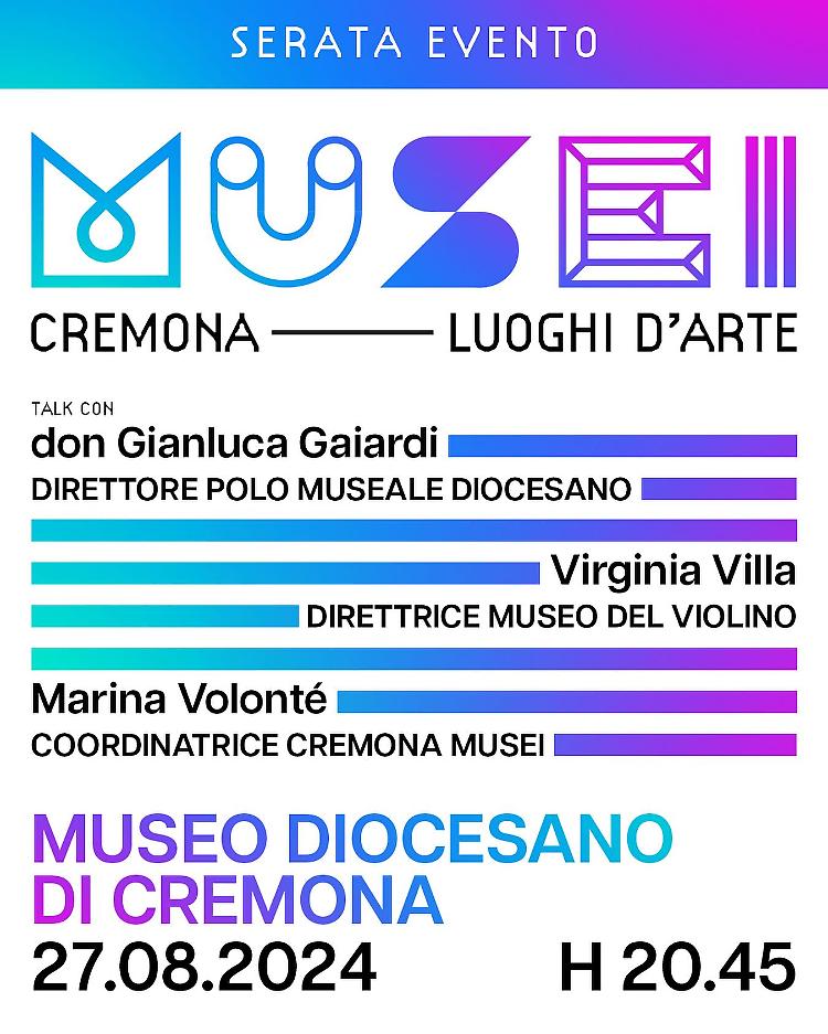 Talk “MUSEI”. Un dialogo tra cultura e immagini