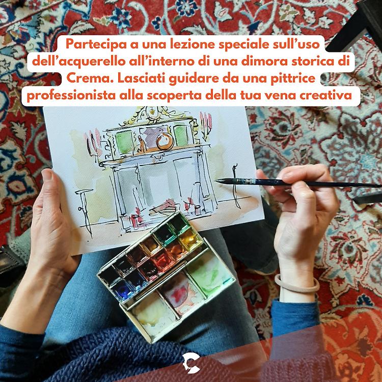 I colori a palazzo: lezione di acquerello e visita guidata