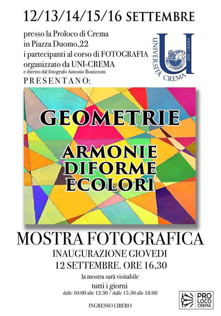 "Geometrie. Armonie di forme e colori" mostra fotografica