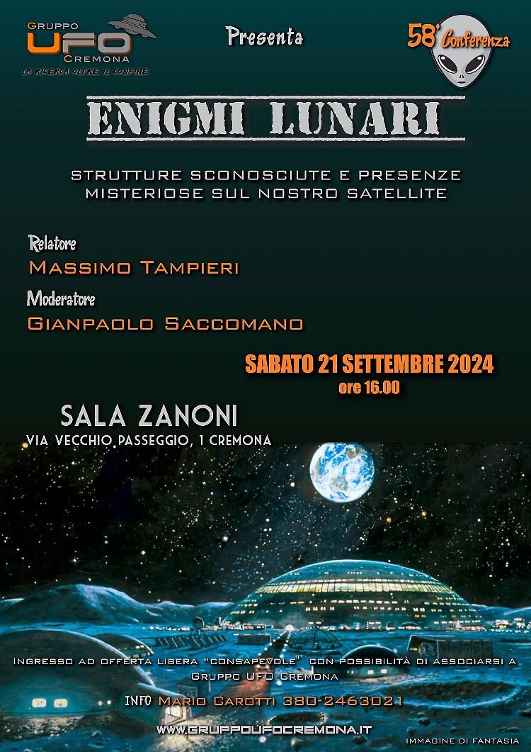 Il Gruppo UFO Cremona presenta "Enigmi lunari"