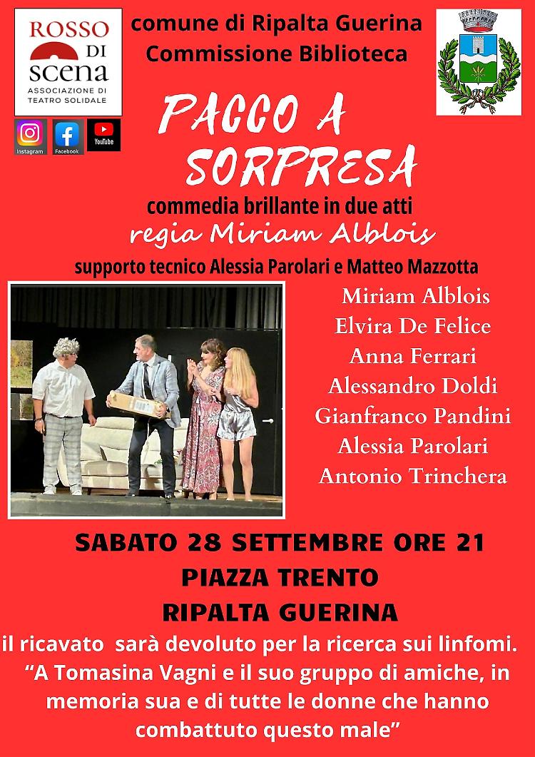 "Pacco a sorpresa" Commedia brillante in due atti