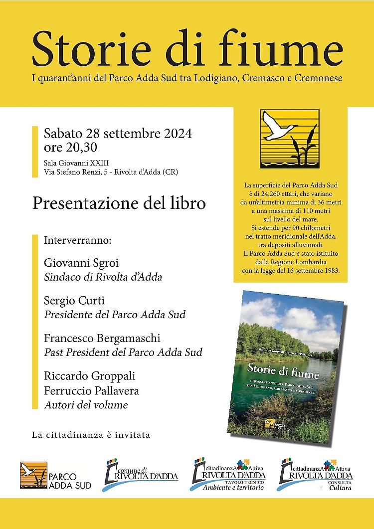 Presentazione del libro "Storie di fiume"