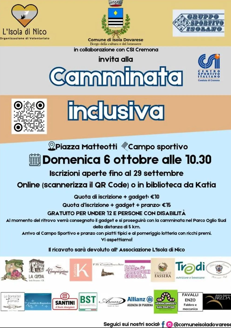 Camminata inclusiva nel Parco Oglio Sud