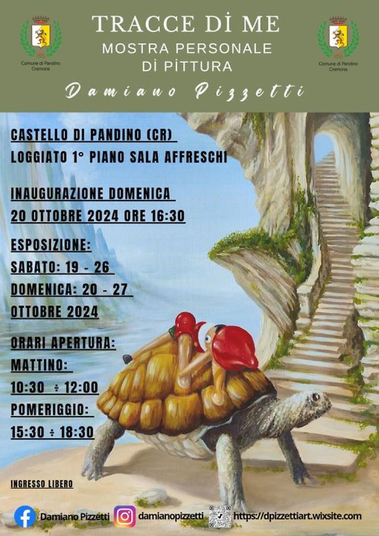 "Tracce di me" personale di Damiano Pizzetti