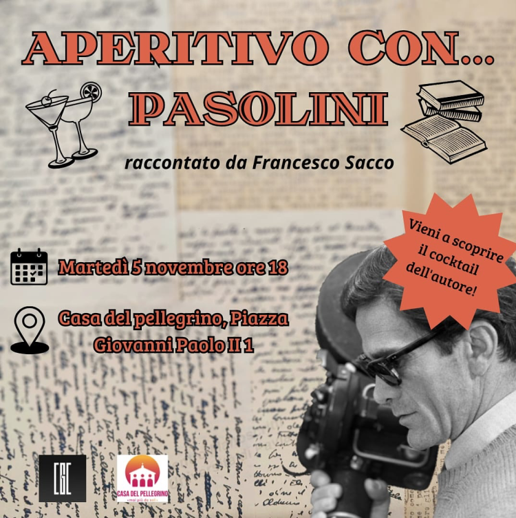 Aperitivo Culturale a Crema: una serata dedicata a Pier Paolo Pasolini 