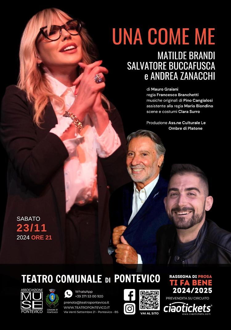 'Una Come Me' con Matilde Brandi"