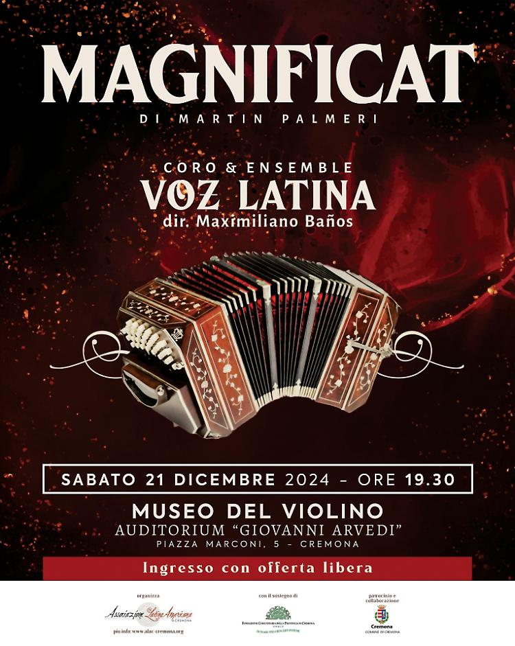 Magnificat di Martin Palmeri, concerto di Natale