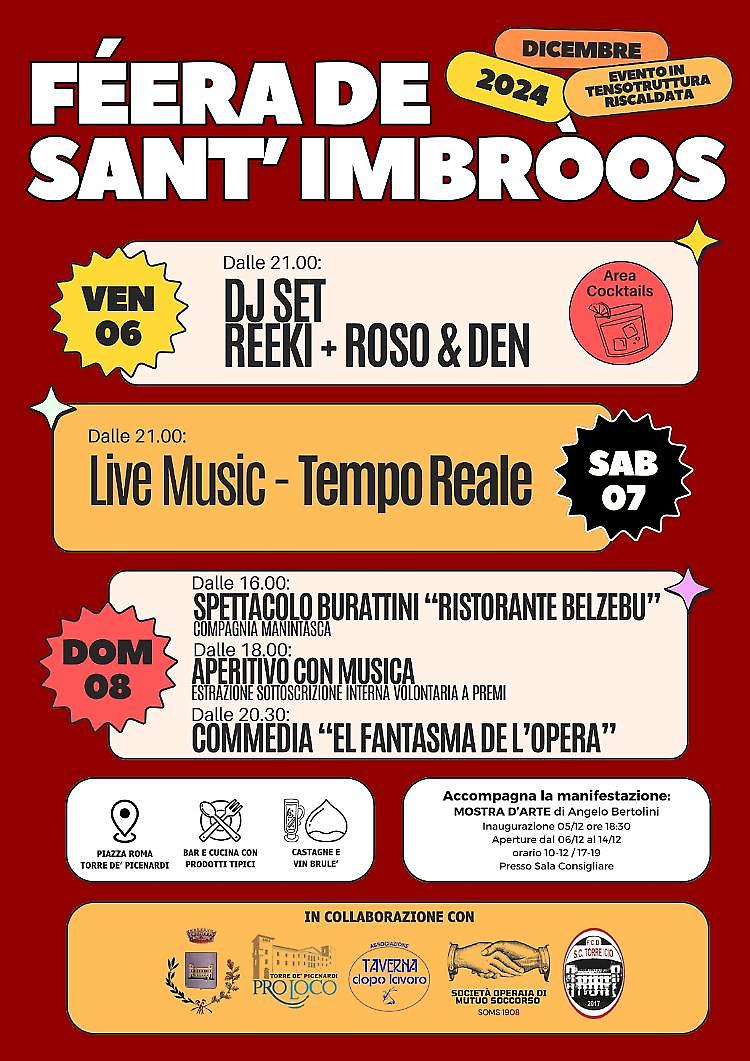 Mostra e Féera de Sant'Imbróos: arte, musica e divertimento