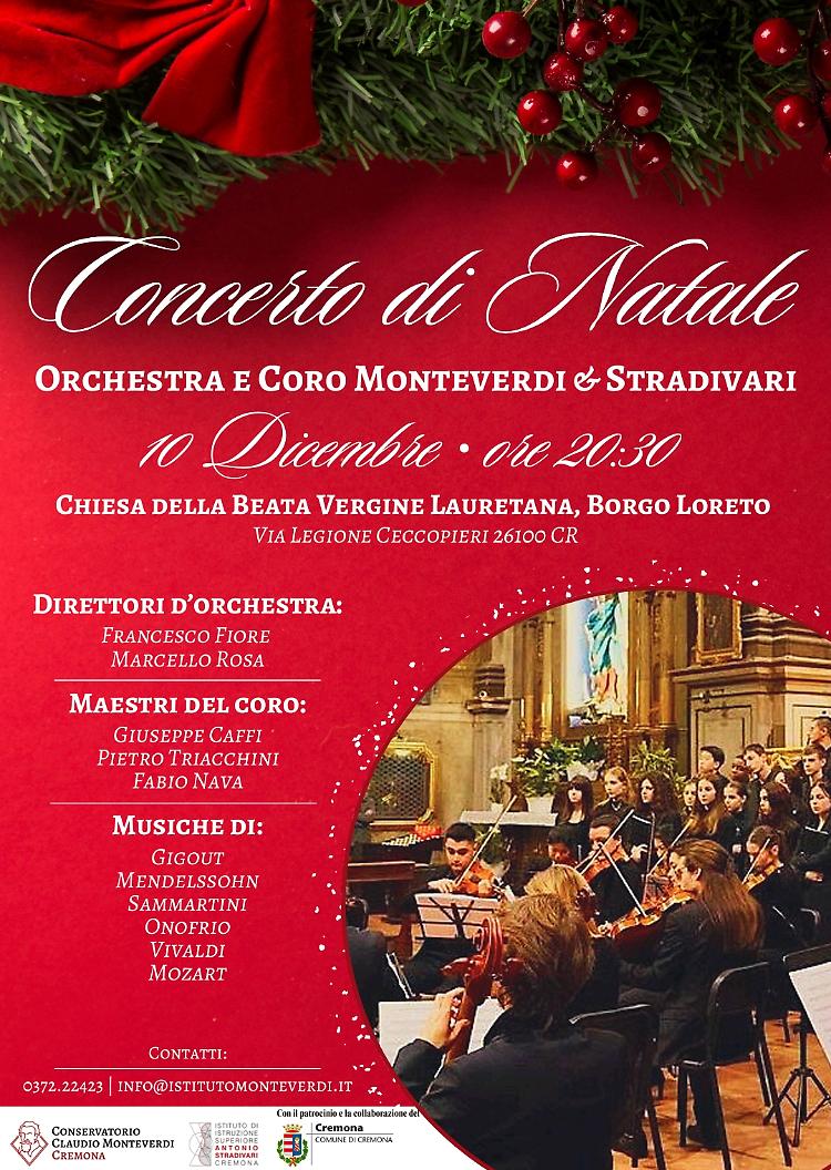Concerto di Natale del Conservatorio Monteverdi e del Liceo Musicale Stradivari
