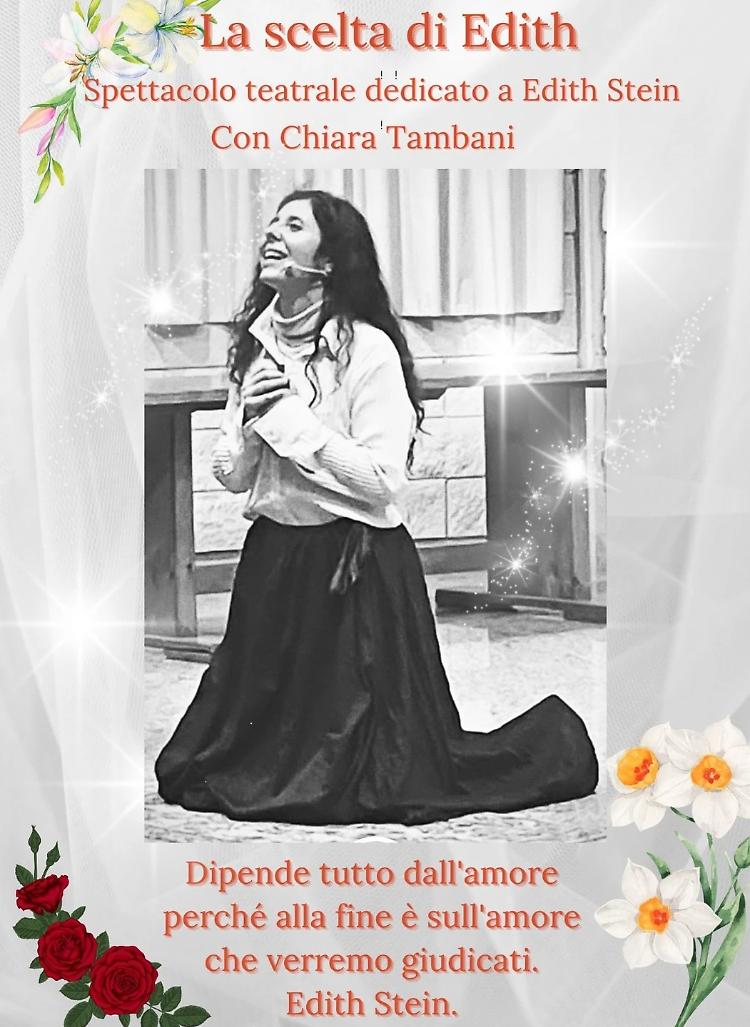 Teatro: "La scelta di Edith" con Chiara Tambani