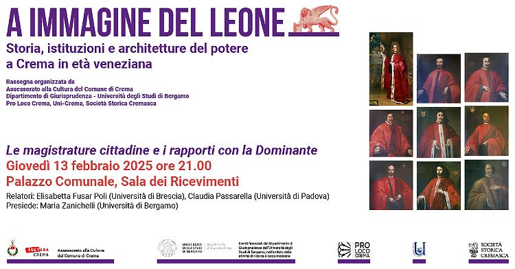 Incontro: "Le magistrature cittadine e i rapporti con la Dominante"