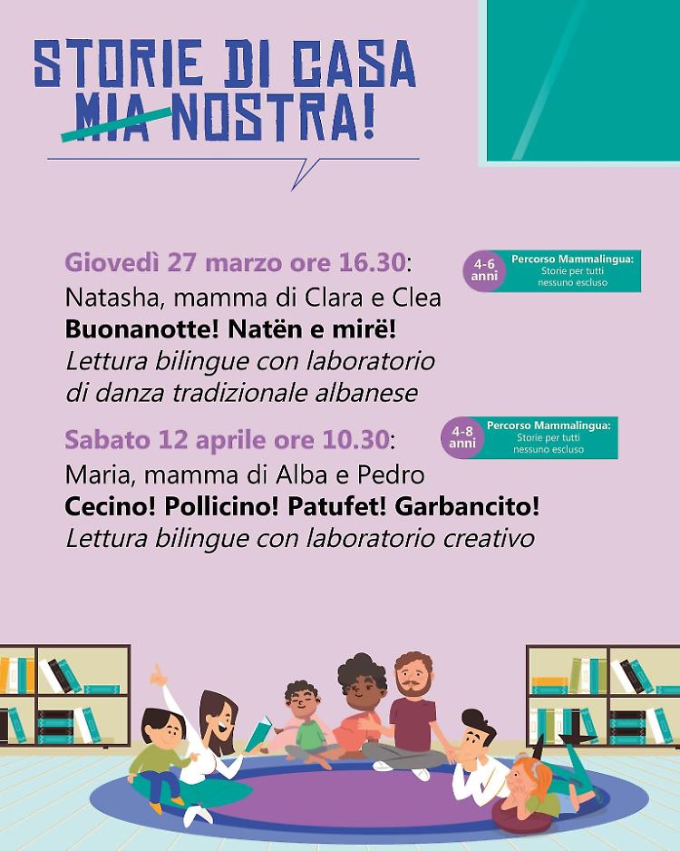 Buonanotte! Natën e mirë! - Lettura bilingue con laboratorio di danza albanese