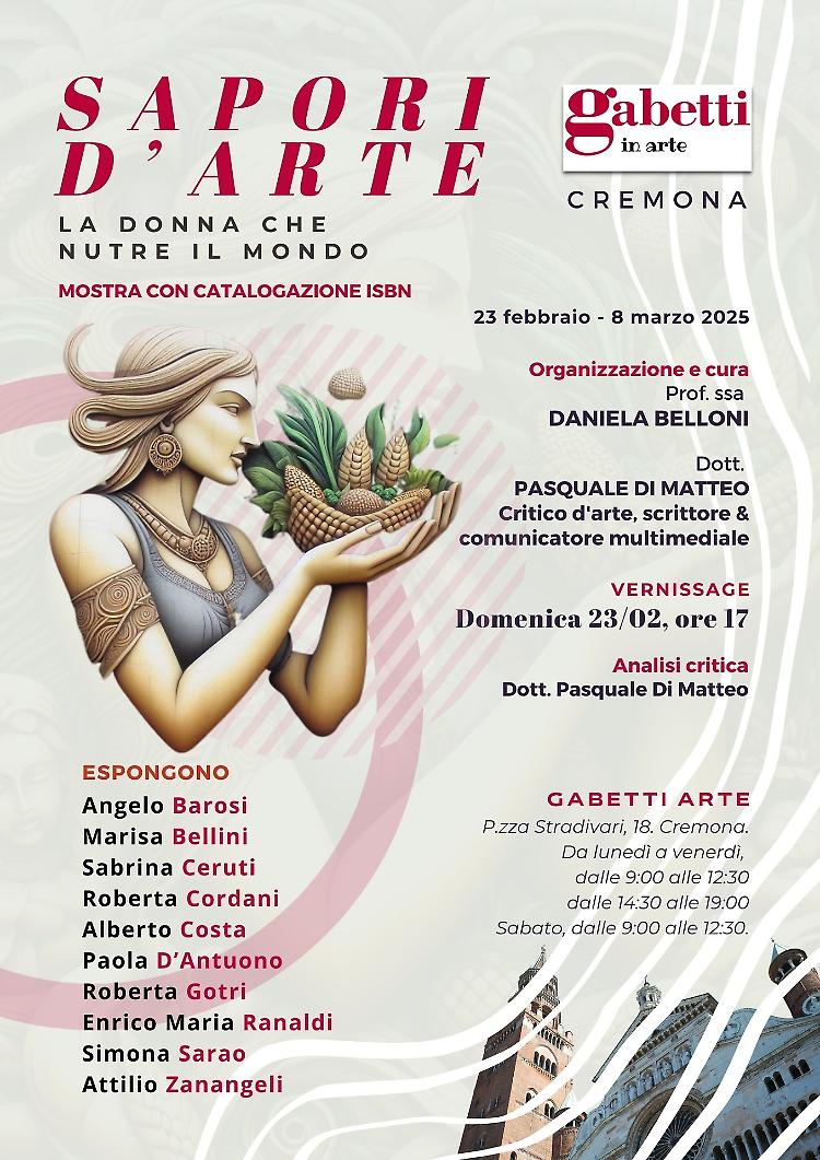 “Sapori d’Arte - La Donna che Nutre il Mondo” collettiva d'arte