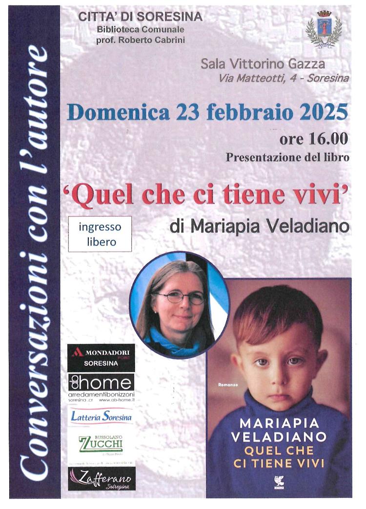 Presentazione dell'ultimo libro di Mariapia Veladiano