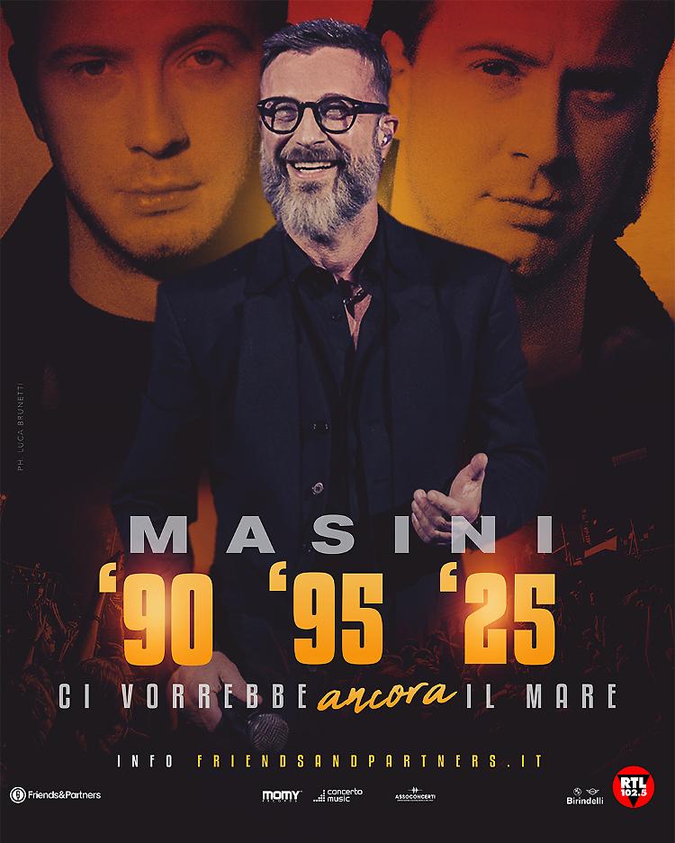Marco Masini '90 '95 '25: Ci vorrebbe ancora il mare Tour
