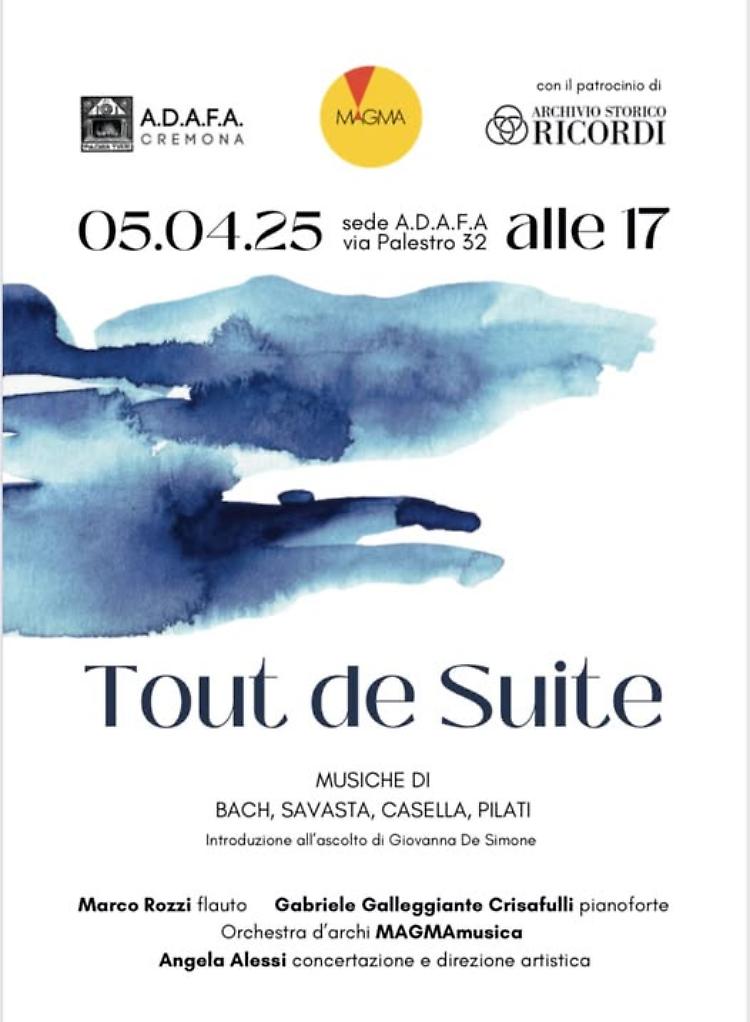 Tout de Suite: orchestra d’archi Magma