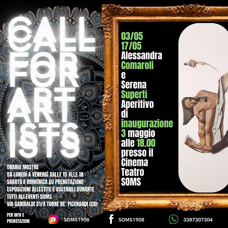 “Call for Artists” Alessandra Comaroli e Serena Superti in mostra 