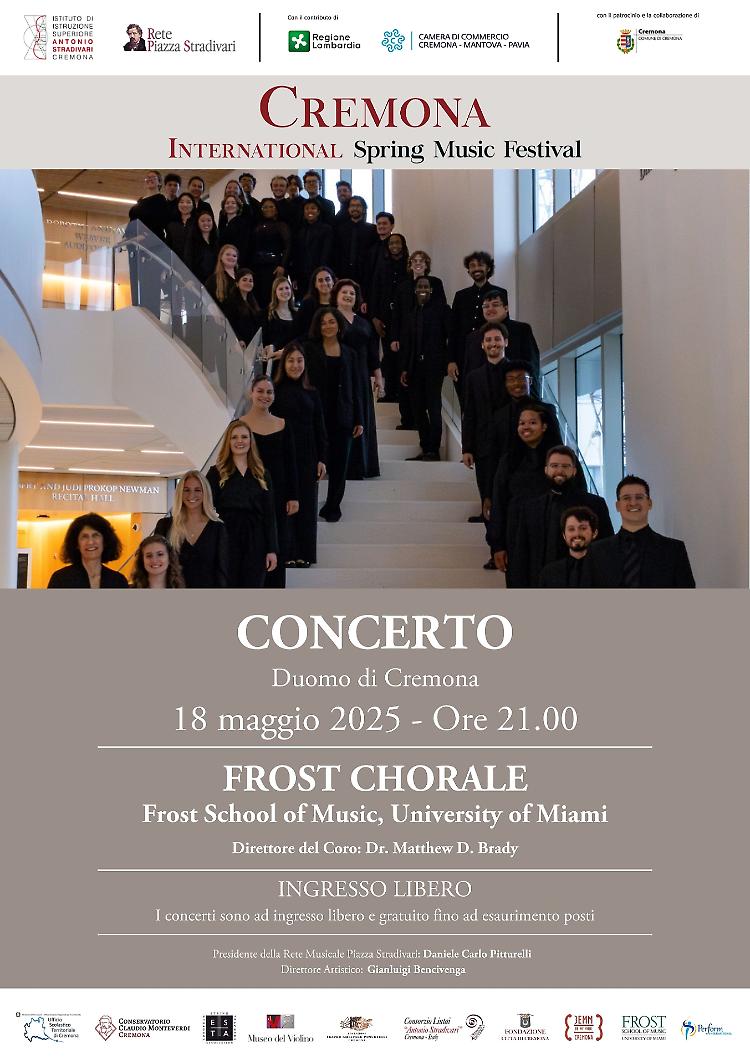 Frost Chorale, coro d’eccellenza della Frost School of Music – University of Miami 