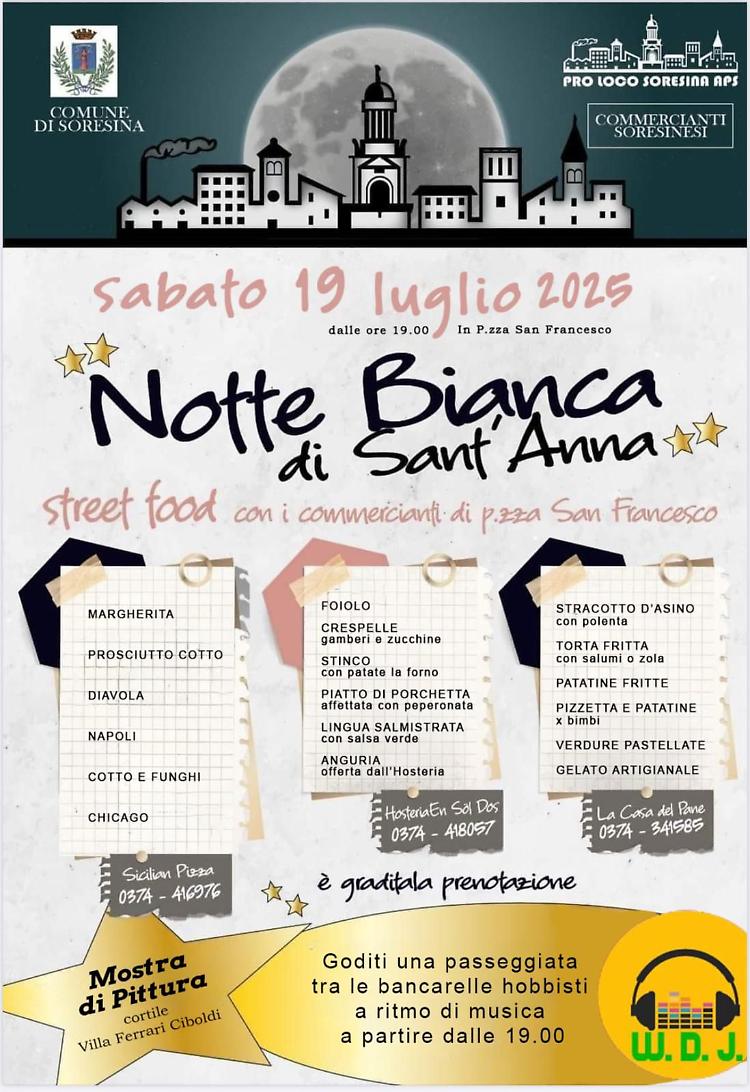 Notte bianca di Sant'Anna a Soresina