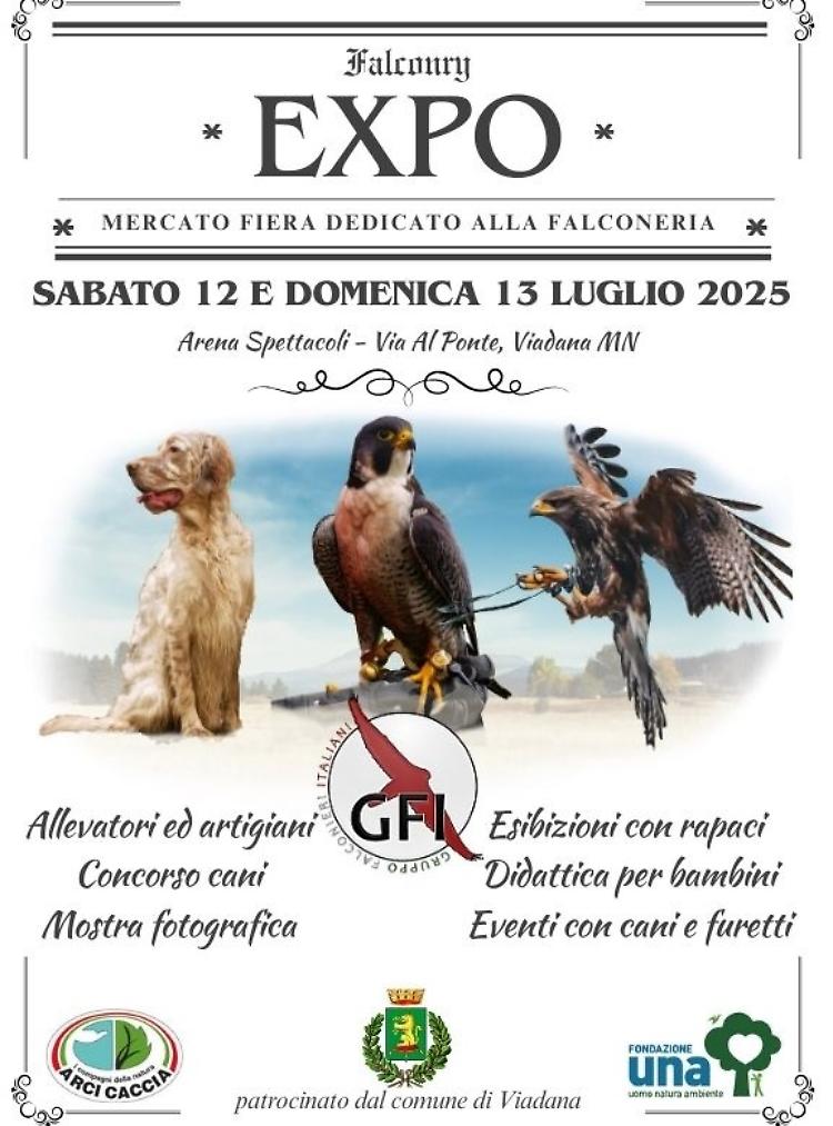 Falconry Expo, fiera nazionale dedicata al mondo dei rapaci