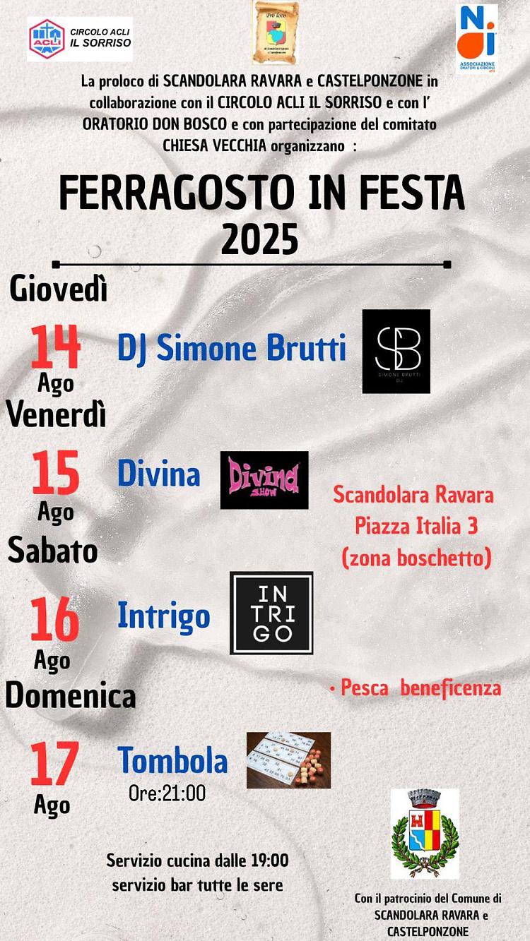 Ferragosto in Festa 2025