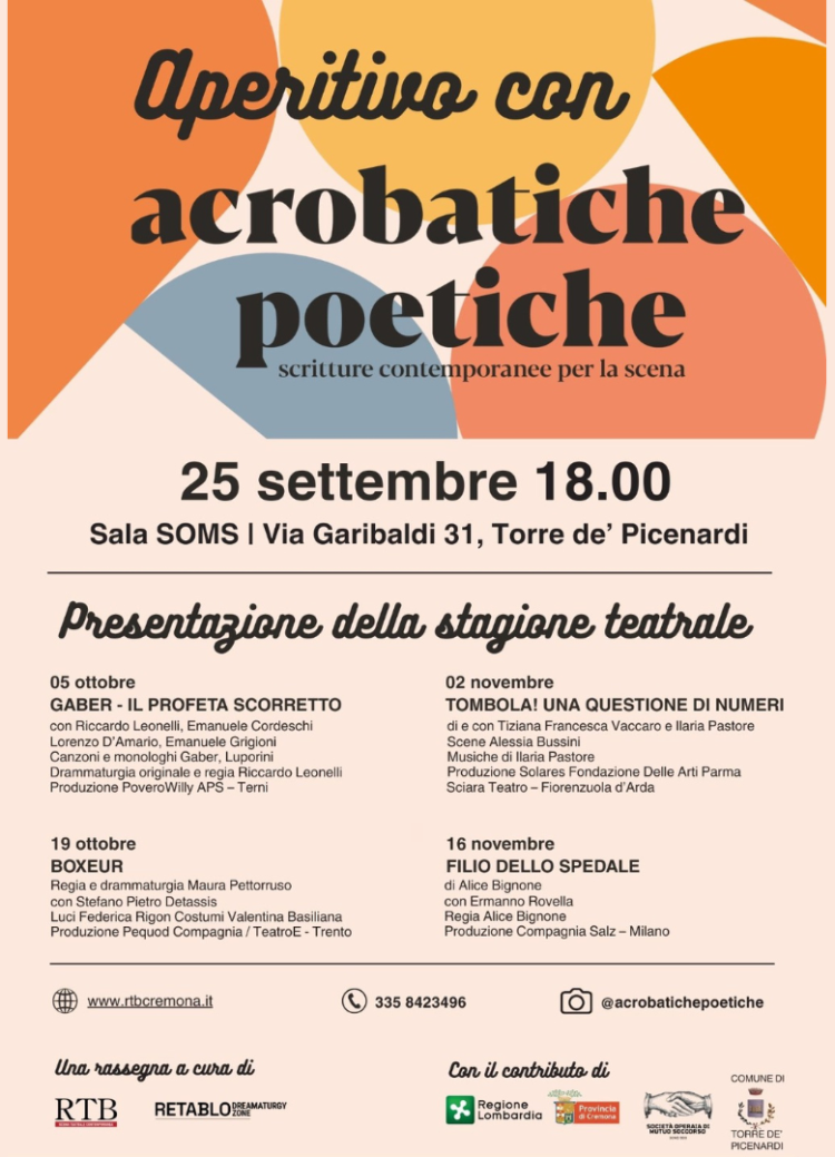 Aperitivo con acrobatiche poetiche