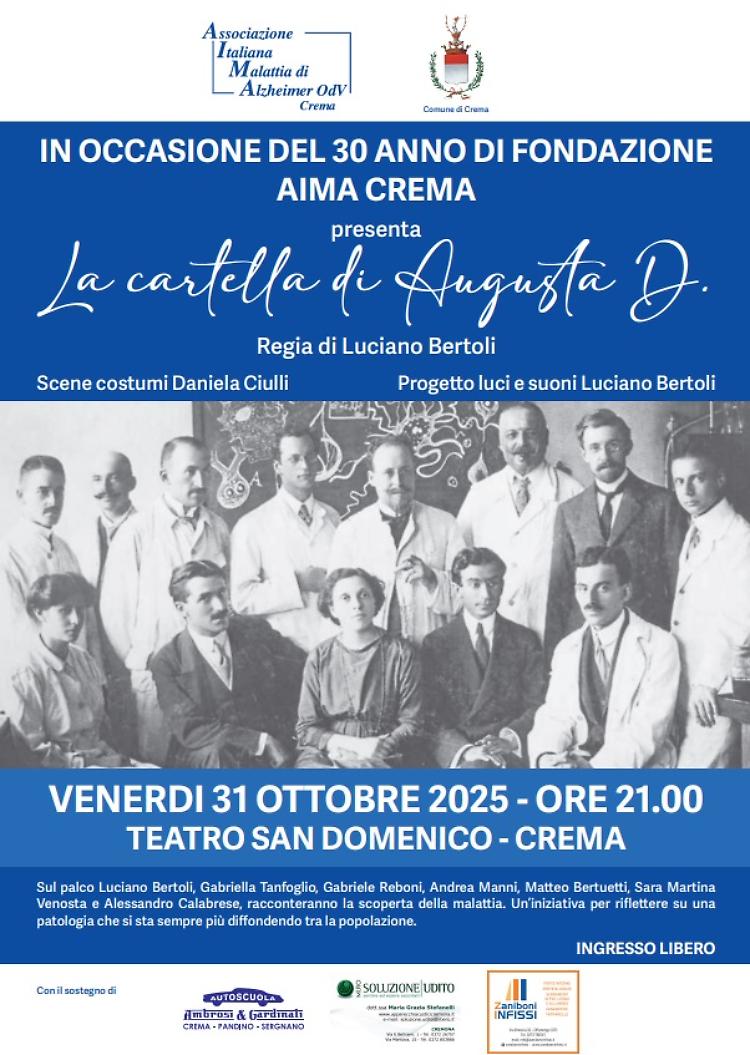 “La cartella di Augusta D.” la scoperta della malattia d’Alzheimer 