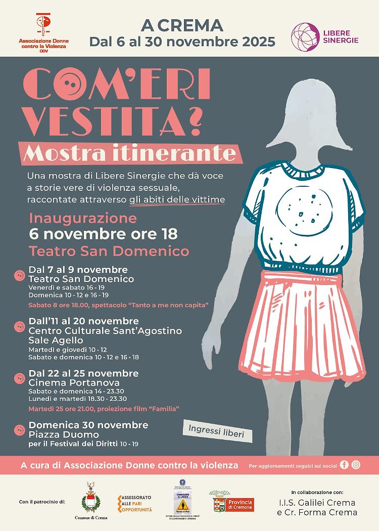 “Come eri vestita” inaugurazione esposizione