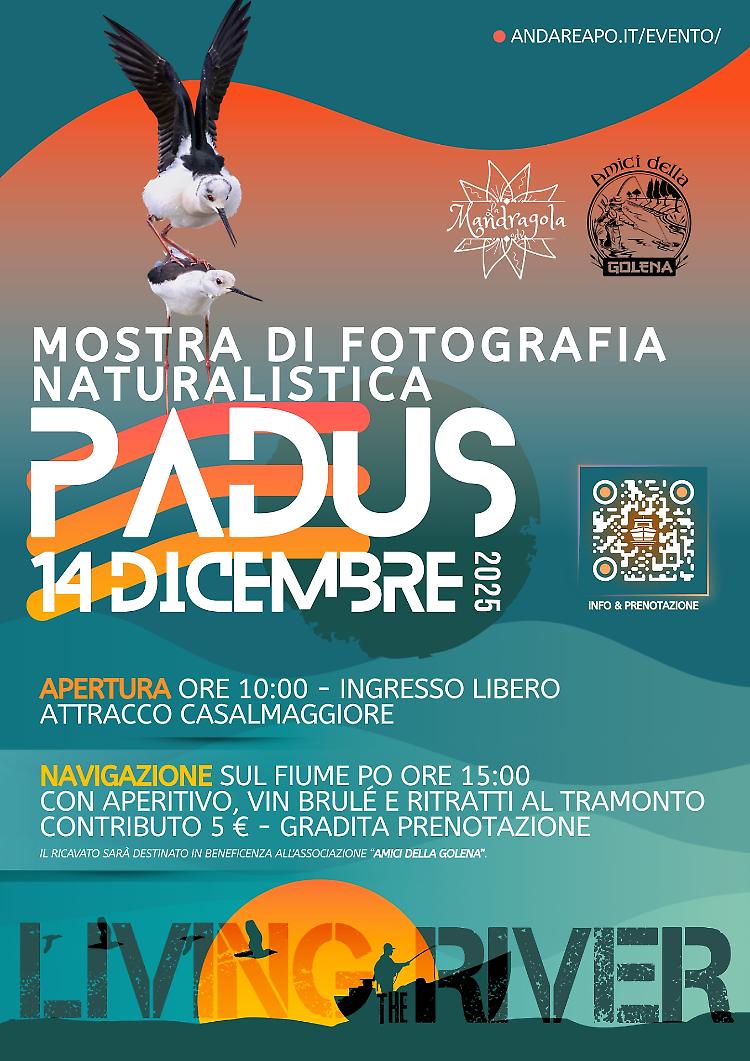 Scopri la Mostra di Fotografia Naturalistica A bordo della motonave Padus