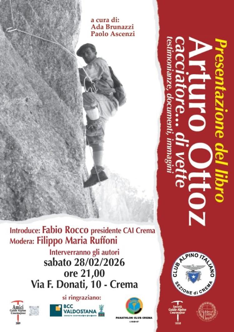 Presentazione del libro "Arturo Ottoz... Cacciatore di vette"