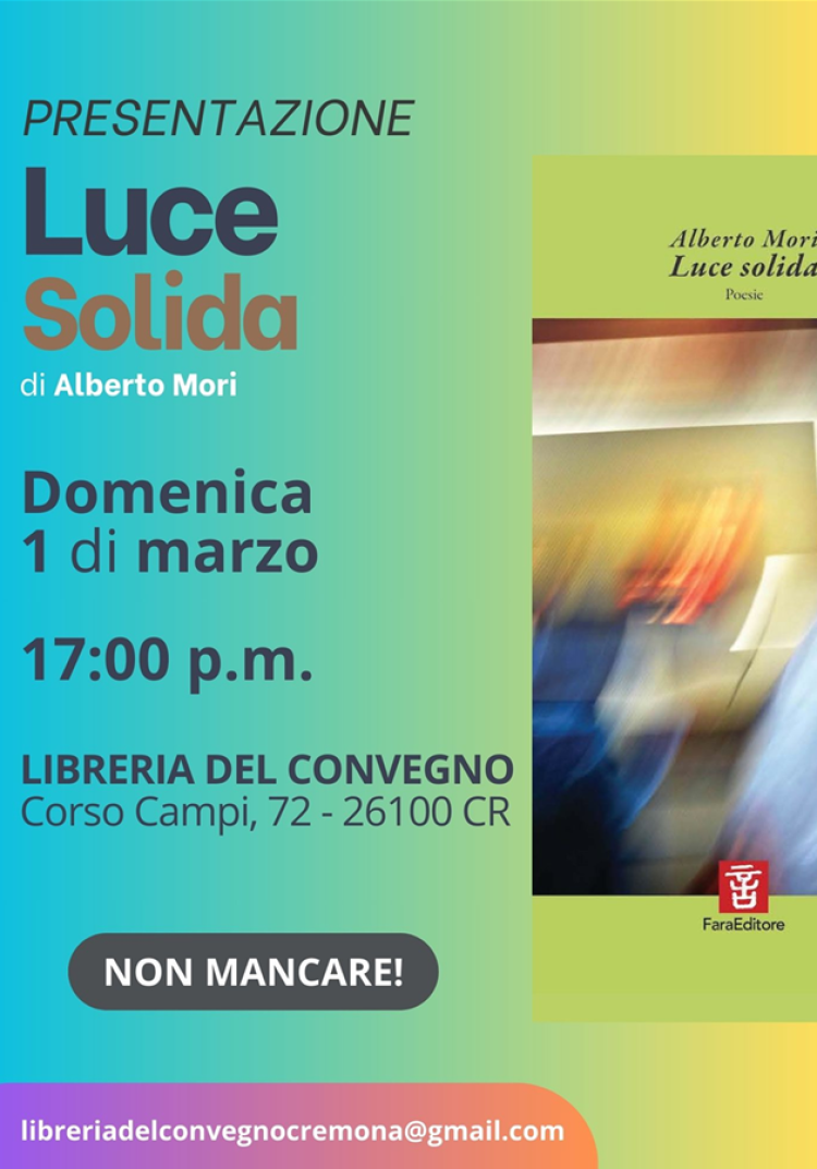 Presentazione con performance del libro "Luce solida"