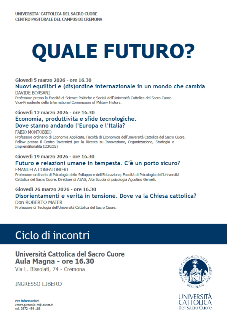 Economia, produttivit&agrave; e sfide tecnologiche