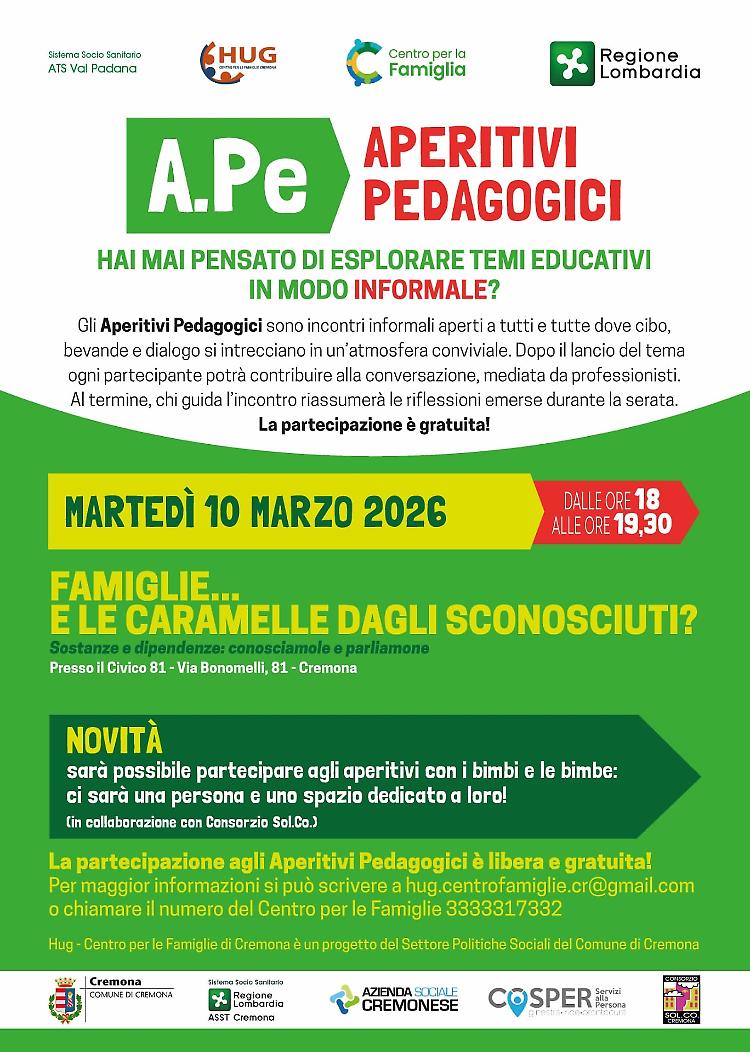 Aperitivo pedagogico: parliamo di sostanze e dipendenze
