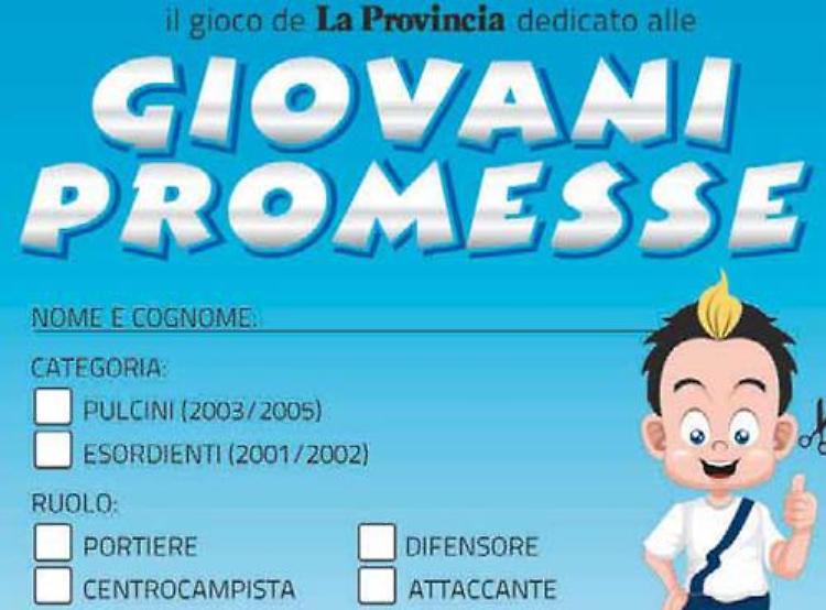 ''Giovani promesse'' - Aperta la corsa al pallone